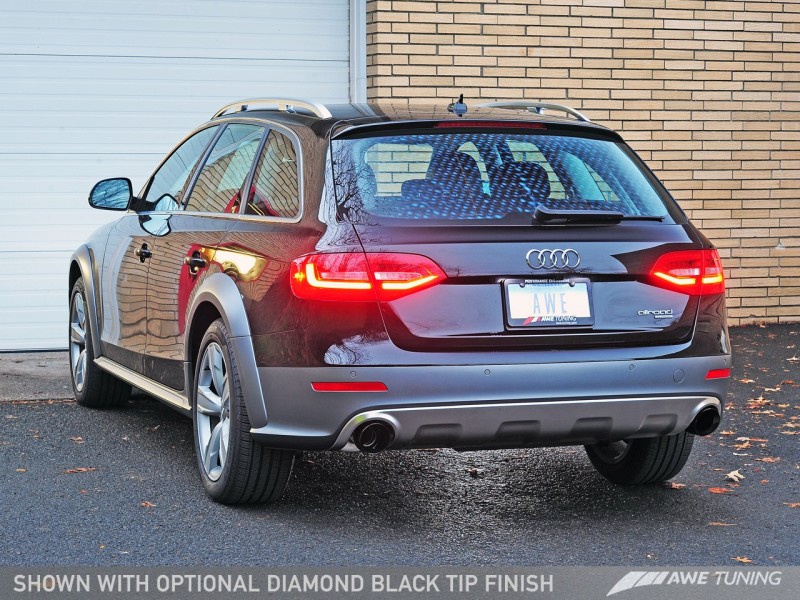AWE Tuning Audi B8.5 All Road Touring Edition Exhaust - Dual Outlet Polished Silver Tips thumbnail 3