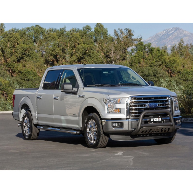 Westin 2015-2018 Ford F-150 Reg/SuperCab/SuperCrew Premier Oval Nerf Step Bar Mount Kit - Black thumbnail 8