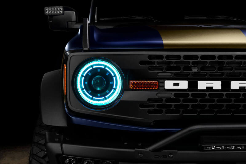 Oracle 2021+ Ford Bronco Oculus Bi-LED Projector Headlights - ColorSHIFT LED thumbnail 8