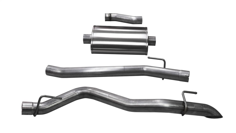 Corsa 2020-2025 Jeep Gladiator JT 3.0in Cat-Back Single Side Exit w/ Turn Down Tip thumbnail 2