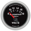 Autometer 52mm 18V Electric Voltmeter Chevrolet COPO Camaro thumbnail 4