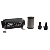DeatschWerks Stainless Steel 3/8in 5 Micron Universal Inline Fuel Filter Housing Kit (110mm) thumbnail 3
