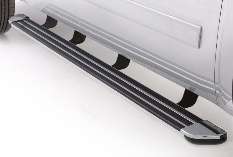 Lund 15-17 Chevy Silverado 2500 Ext. Cab (Diesel) Crossroads 80in. Running Board Kit - Chrome thumbnail 3