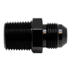 DeatschWerks 8AN Male Flare to 1/2in Male NPT Adapter - Anodized Matte Black thumbnail 7