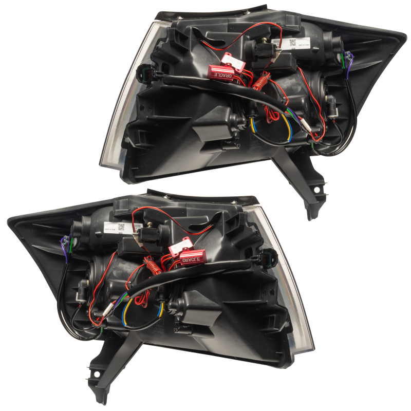 Oracle Lighting 08-15 Nissan Armada Pre-Assembled LED Halo Headlights -Red thumbnail 7