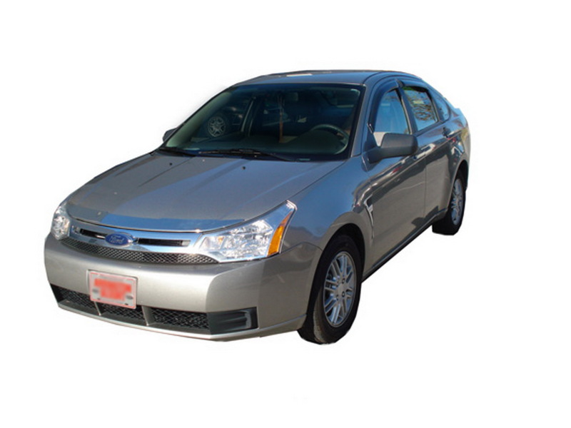 AVS 08-11 Ford Focus Ventvisor Outside Mount Window Deflectors 4pc - Smoke thumbnail 2