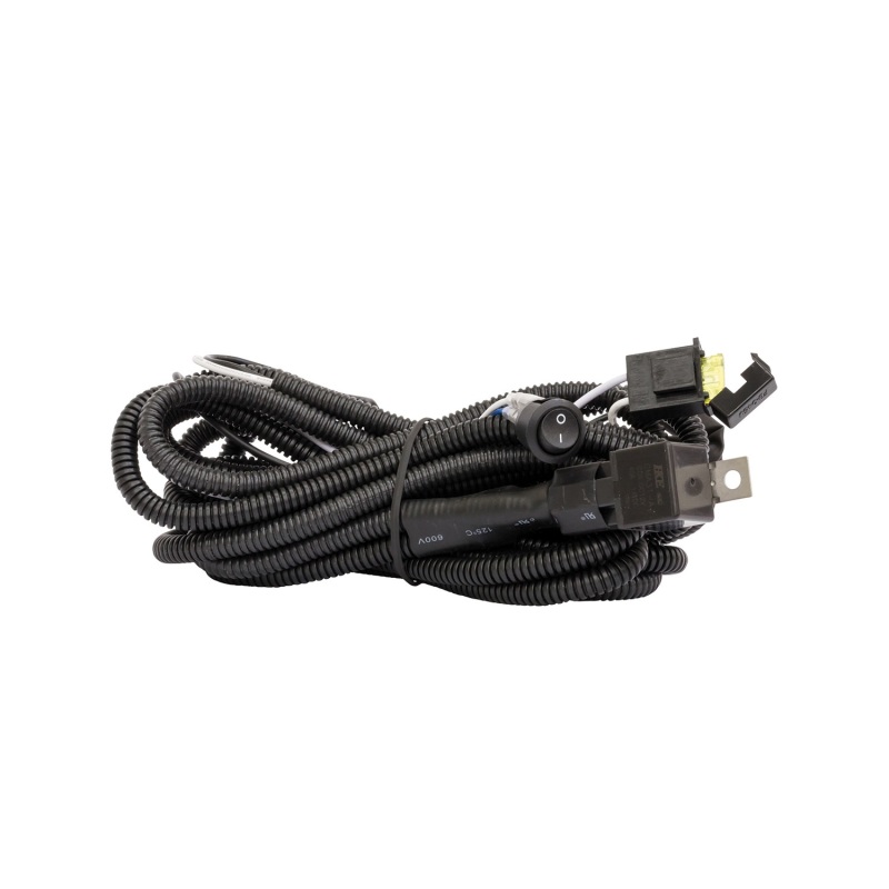 Westin 11ft Length 12 Ga Incl 30 Amp Fuse w/ Loom & Single Connector LED Wiring Harness - Black thumbnail 3