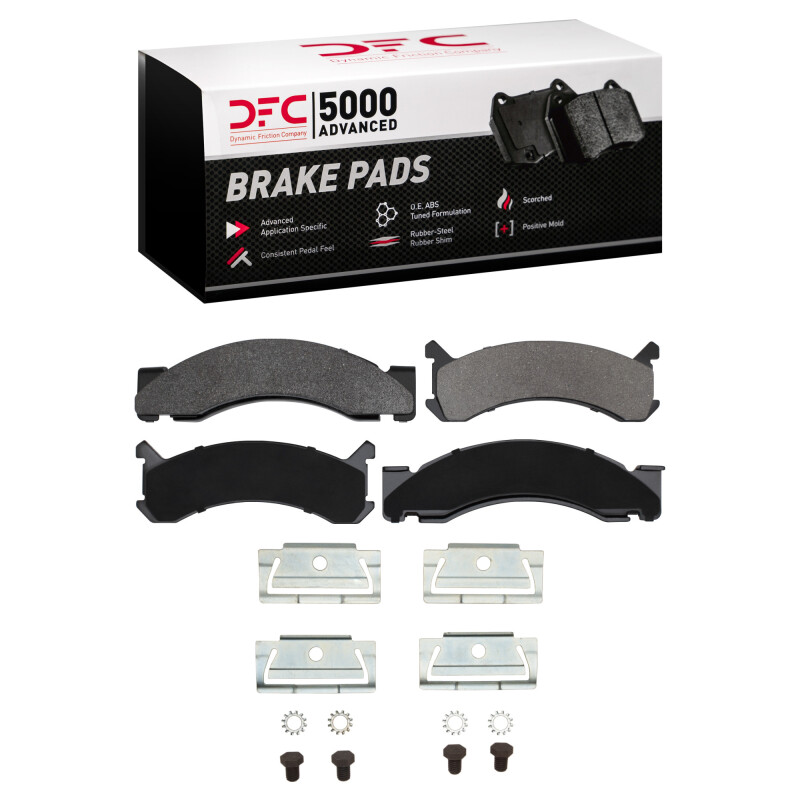 DFC 5000 Advanced Pads - Semi-Metallic and Hardware Kit