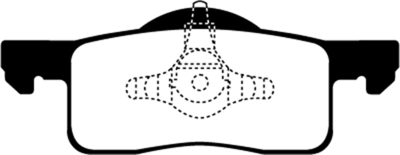 EBC 02-06 Ford Expedition 4.6 2WD Yellowstuff Rear Brake Pads thumbnail 7