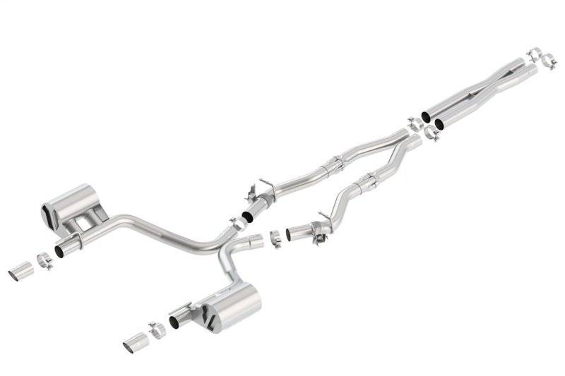 Borla 2017 Dodge Charger R/T 5.7L ATAK Catback Exhaust w/o Tips (w/MDS Valves ONLY) thumbnail 5