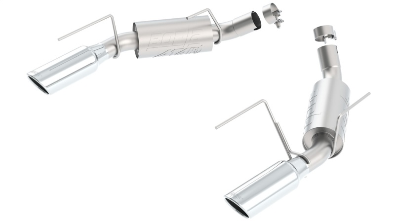 Borla 05-09 Mustang GT/Bullitt 4.6L 8cyl Aggressive ATAK Exhaust (rear section only) thumbnail 4