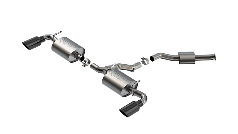 Borla 19-25 Toyota RAV4 Hybrid 2.25 S-Type Cat Back Exhaust - Black Chrome
Cat-Back System