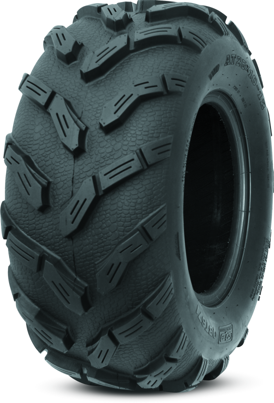 Quadboss QBT671 Mud Tires 25x10-12 Tire, Mud, 25x10-12, Bias-Ply, Blackwall, Rear, Each thumbnail 3