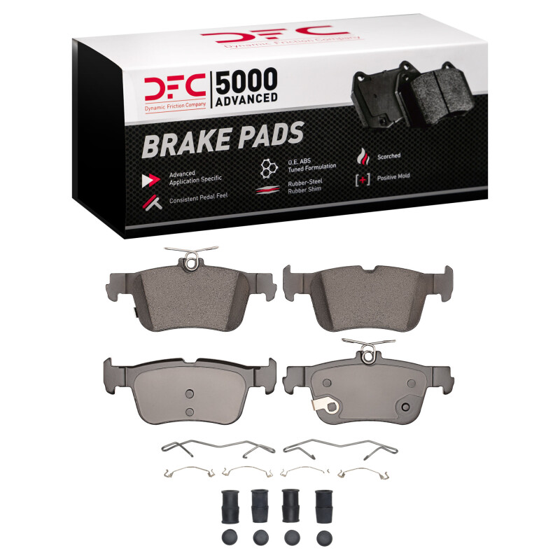 DFC 5000 Advanced Pads - Low-Metallic and Hardware Kit