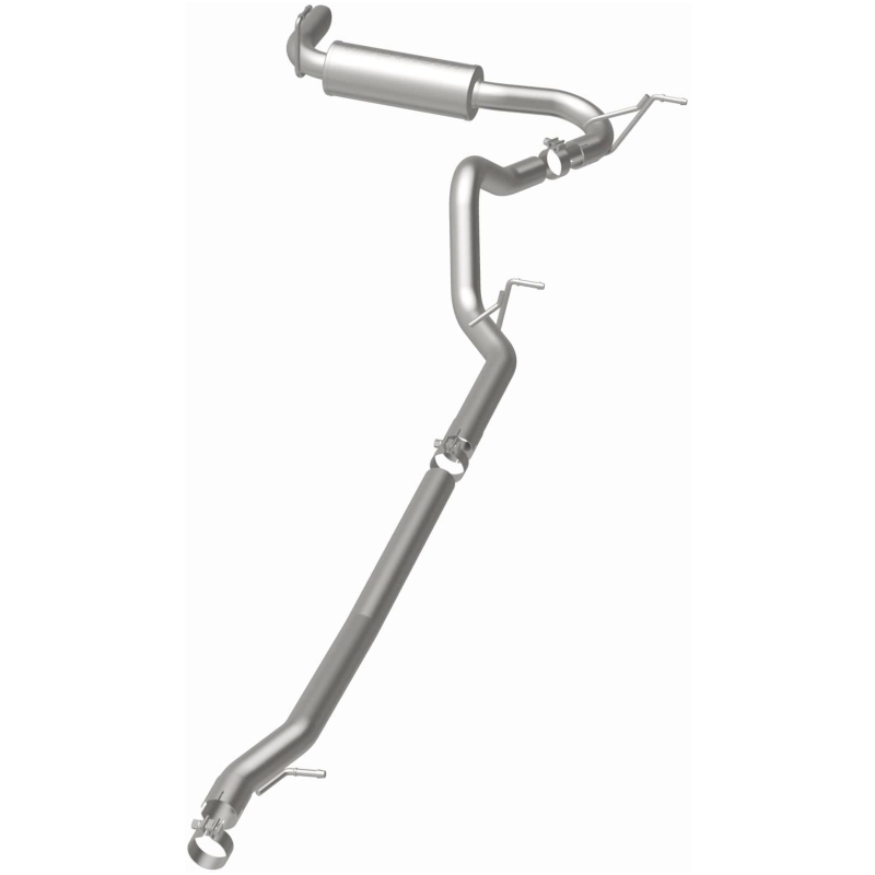 MagnaFlow 12-14 Jeep Wrangler 4dr Single Straight Rear P/S Exit Stainless C/B Performance Exhaust thumbnail 9