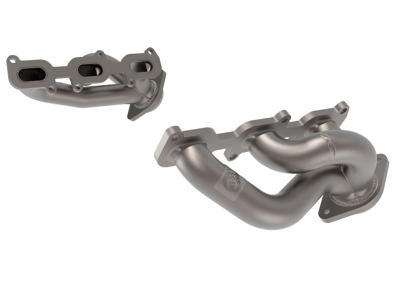aFe Twisted Steel Shorty Header 11-17 Ford Mustang V6-3.7L - Titanium Coat Finish thumbnail 2