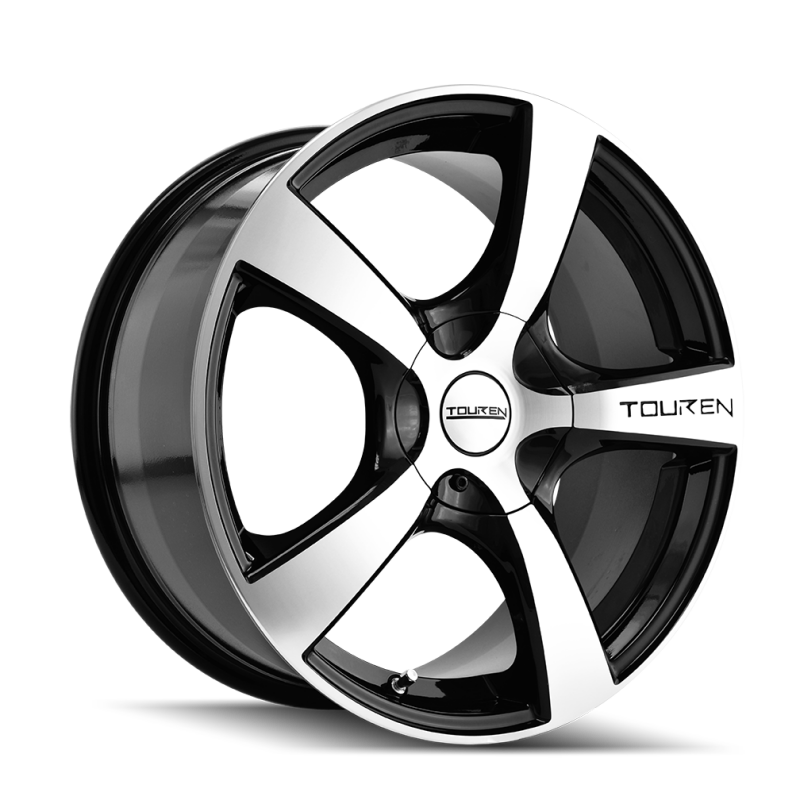 Touren 3190 TR90 16x7 / 5x105/108 BP / 42mm Offset / 72.62mm Hub Gloss Black Machined Wheel