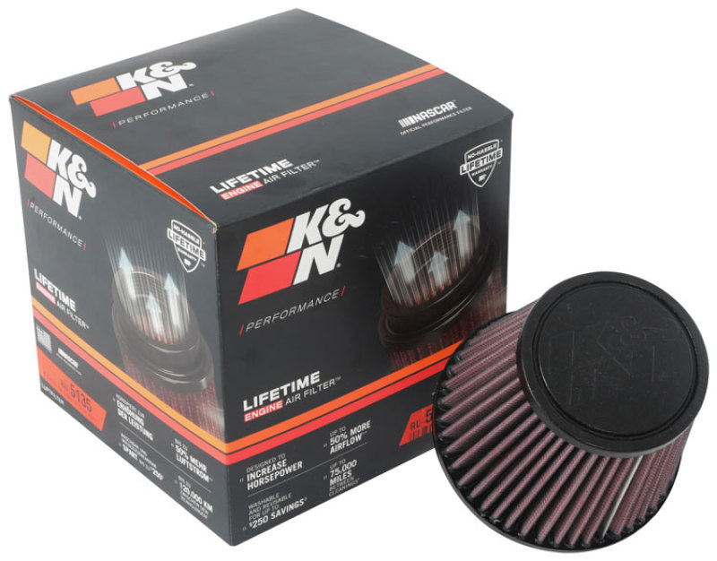 K&N Universal Clamp-On Air Filter 2-3/4in FLG / 5-1/16in B / 3-1/2in T / 4-3/8in H thumbnail 4