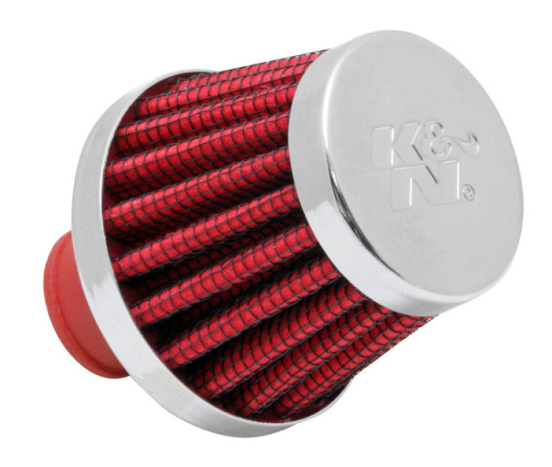 K&N 2in Base OD x .375in Flange ID x 1.75in H Rubber Base Crankcase Vent Filter thumbnail 4