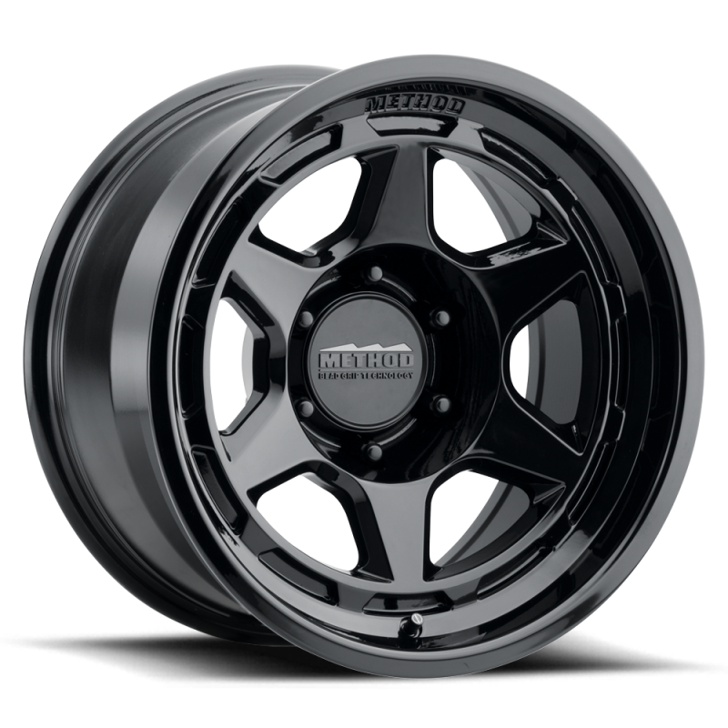 METHOD WHEELS MR708 17X9 6x139.7/6x106.3 -38MM GLOSS BLACK WHEEL