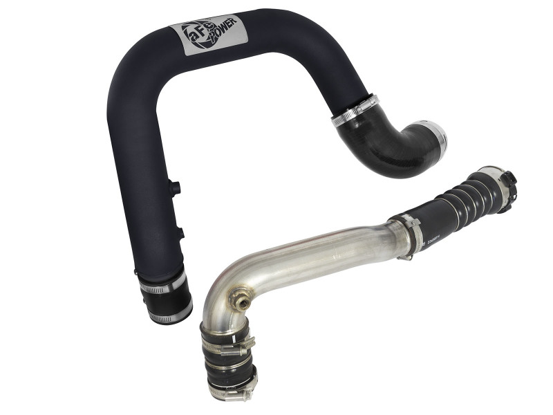 aFe BladeRunner 2.5in Black IC Tube Hot Side w/ Coupling & Clamp Kit 2016 GM Colorado/Canyon 2.8L thumbnail 9