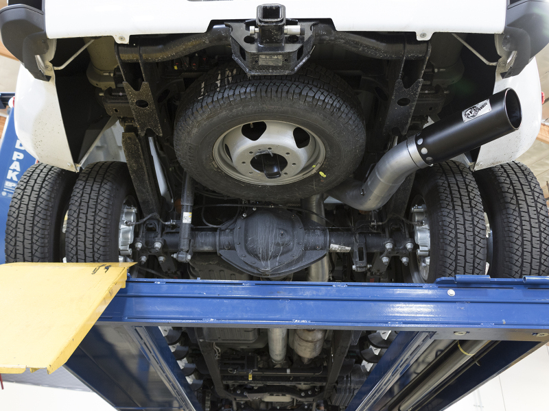 aFe LARGE BORE HD 5in 409-SS DPF-Back Exhaust w/Black Tip 2017 GM Duramax V8-6.6L (td) L5P thumbnail 7