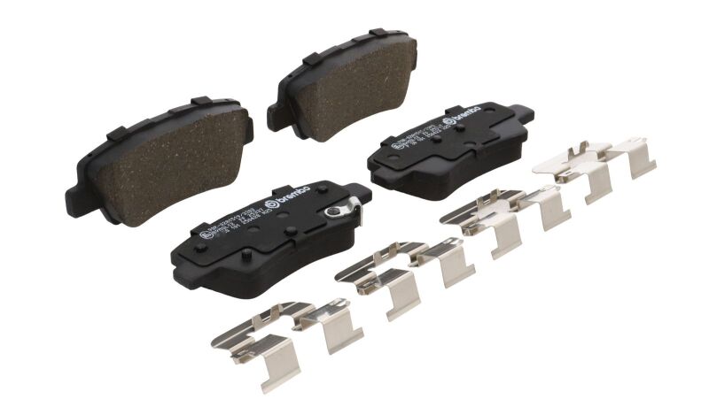 Brembo OE 21-23 Hyundai Kona/19-24 Kona Electric/19-21 Veloster Low-Met Brake Pad - Rear thumbnail 8