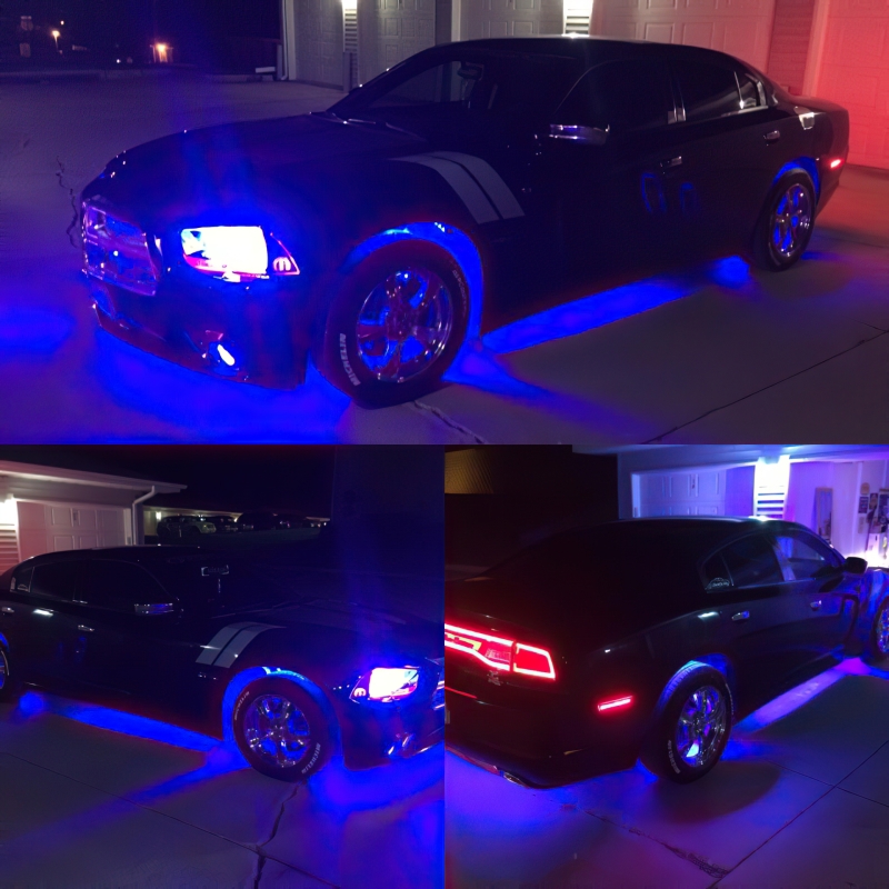 Oracle LED Illuminated Wheel Rings - Double LED - Blue thumbnail 5