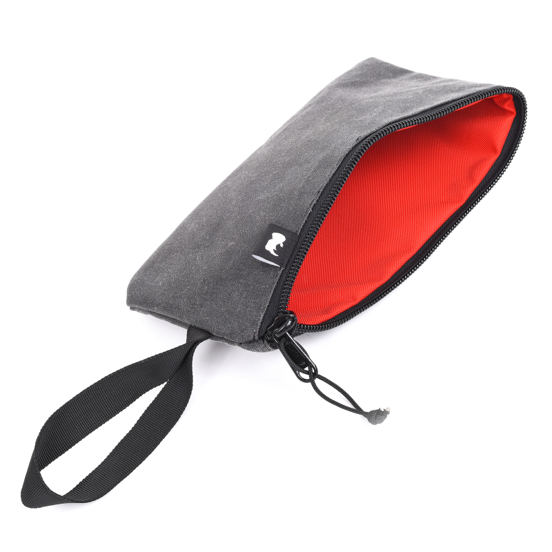 Go Rhino XVenture Gear Zipped Pouch - Large (12in. Wide Pocket / 6.5in. Hand Strap) Canvas - Black thumbnail 6