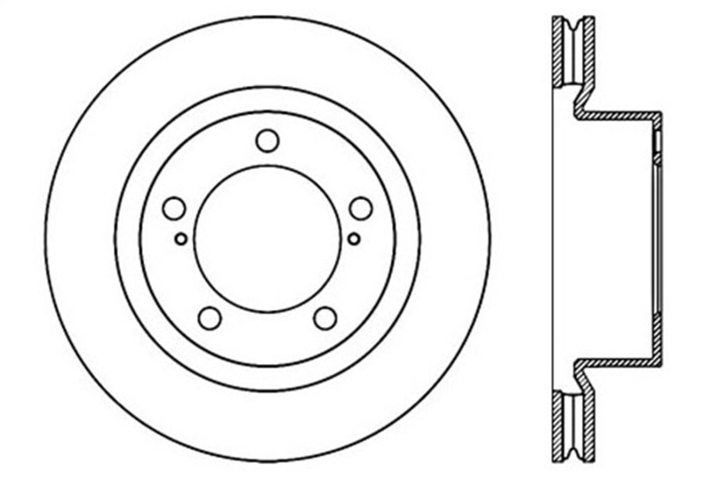 Stoptech 08-11/13-18 Toyota Land Cruiser Front Premium High Carbon Cryo Brake Rotor thumbnail 9