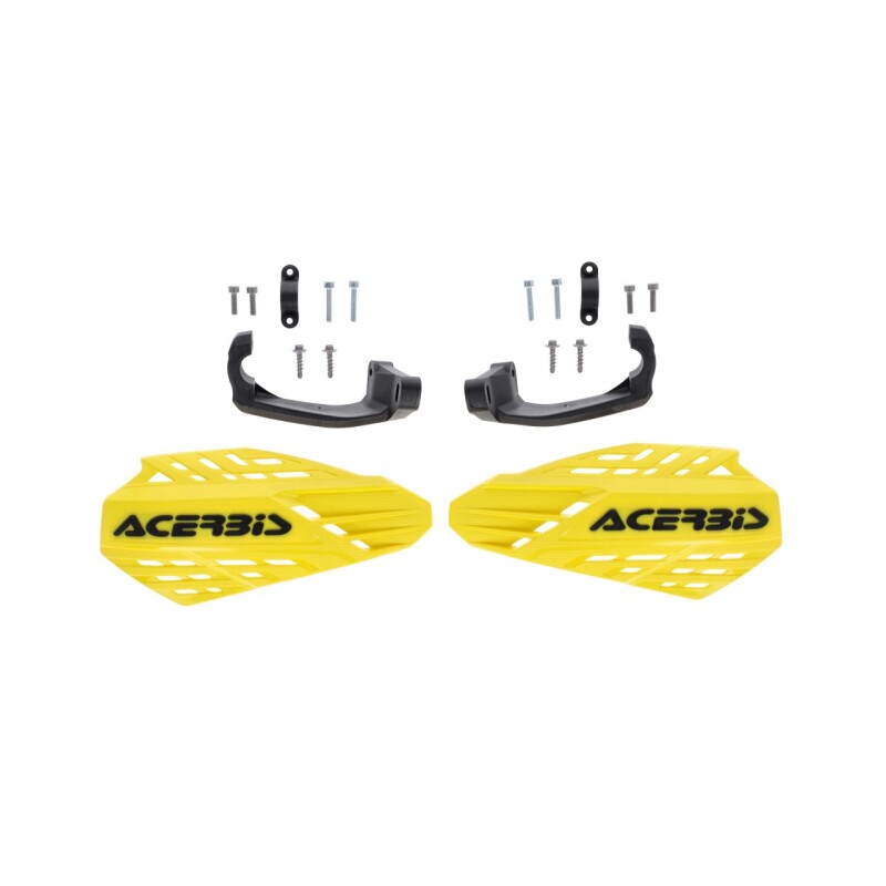 Acerbis Linear Vented Handguard - Yellow/Black