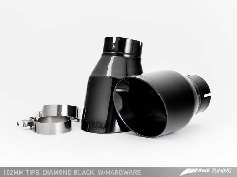 AWE Tuning BMW F10 M5 Touring Edition Axle-Back Exhaust Diamond Black Tips thumbnail 9