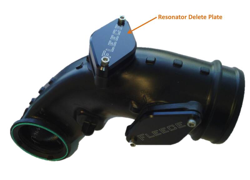 Fleece Performance 11-16 6.6L GM Duramax Resonator Delete Plate thumbnail 3
