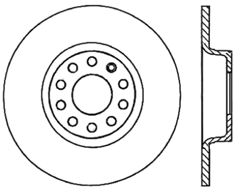 StopTech Slotted & Drilled Sport Brake Rotor thumbnail 2