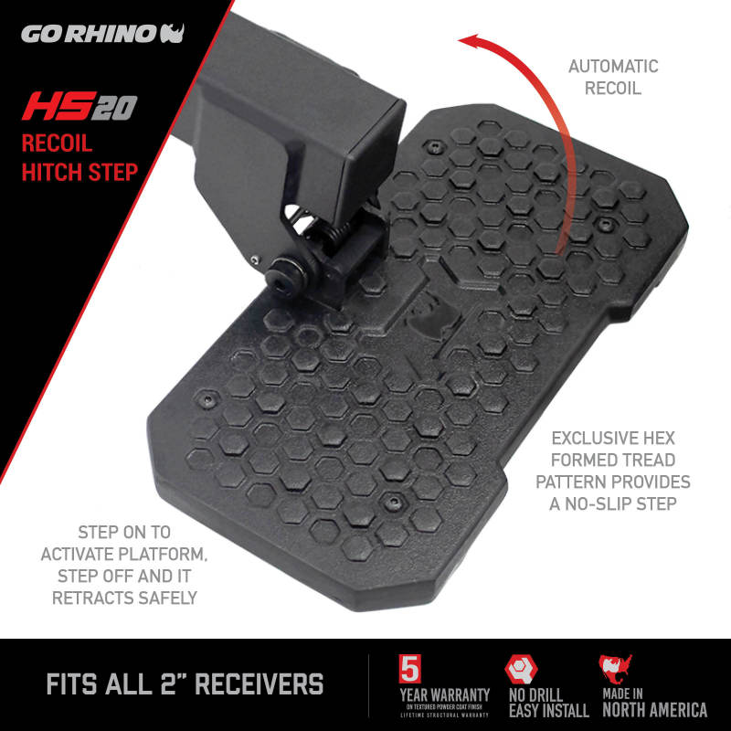 Go Rhino HS-20 Hitch Bumper Step thumbnail 6