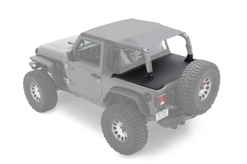 Bestop 18-26 Jeep Wrangler JL 2-Door Duster Deck Cover (Black Diamond) thumbnail 2