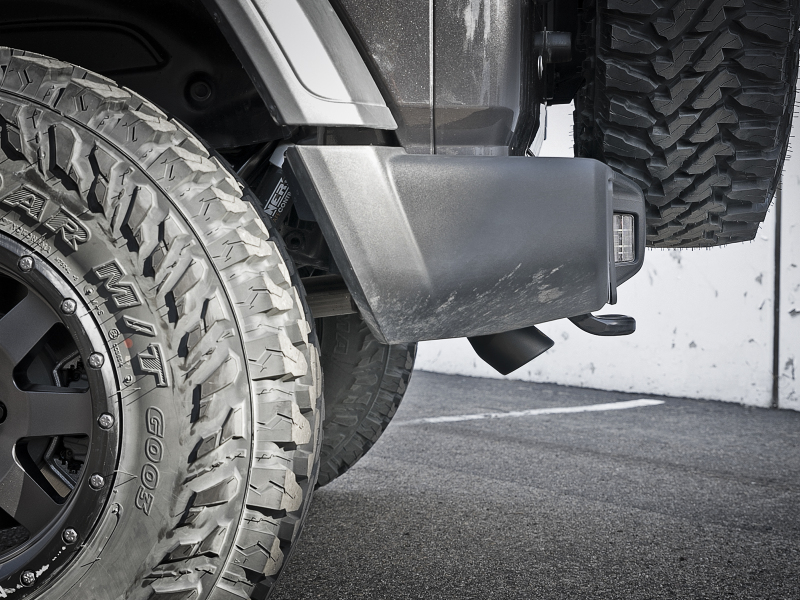 aFe MACH Force-Xp Axle-Back Hi-Tuck Exhaust System w/Black Tip 18-19 Jeep Wrangler (JL) V6 3.6L thumbnail 8