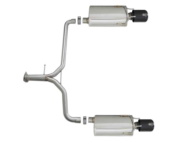 aFe Takeda 2.25-1.75in 304 SS Axle-Back Exhaust w/ Black Tips 13-17 Honda Accord Sport Sedan I4-2.4L thumbnail 7