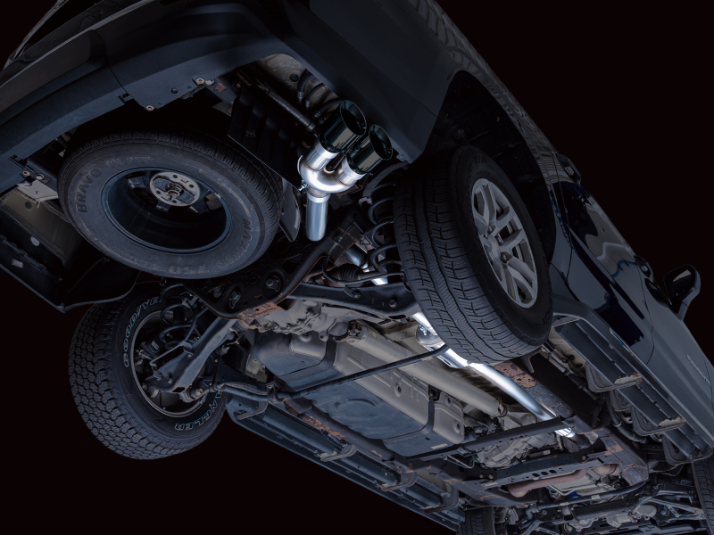 AWE Tuning 2021+ GMC Suburban/Yukon XL 5.3L 0FG Side Exit Catback Exhaust - Diamond Black Tips thumbnail 4