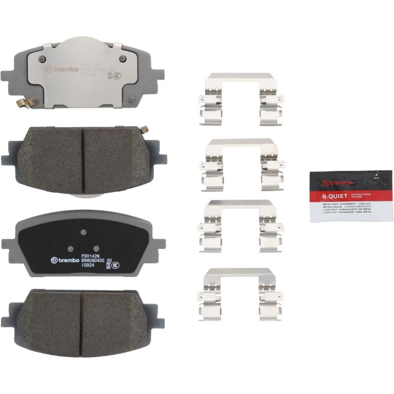 Brembo OE 22-23 Hyundai Santa Cruz/21-23 Santa Fe/21-24 Kia Sorento PRIME Ceramic Brake Pad - Front thumbnail 2