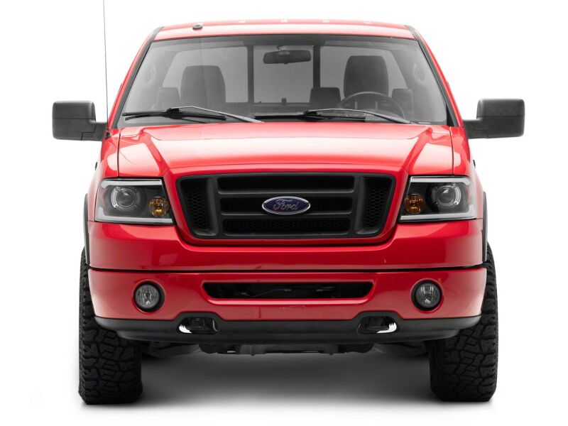 Raxiom 04-08 Ford F-150 Axial Series Projector Headlights with LED Bar- Black Housing- Clear Lens thumbnail 5