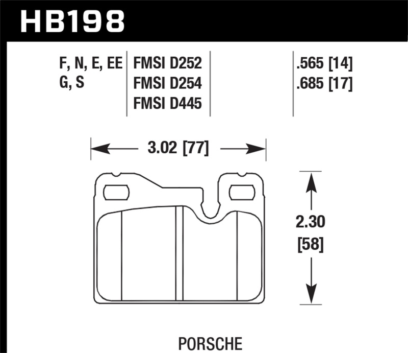 Hawk 77-88 Porsche 924 / 78-85 & 92-95 928 / 83-91 944 Blue 9012 Race Rear Brake Pads thumbnail 7