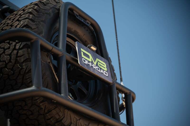 DV8 Offroad 07-18 Jeep Wrangler JK Body Mounted Tire Carrier thumbnail 5