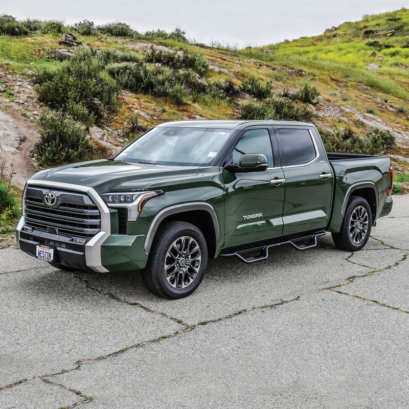 Westin 2022+ Toyota Tundra Crew Max Outlaw Nerf Step Bars - Textured Black thumbnail 5