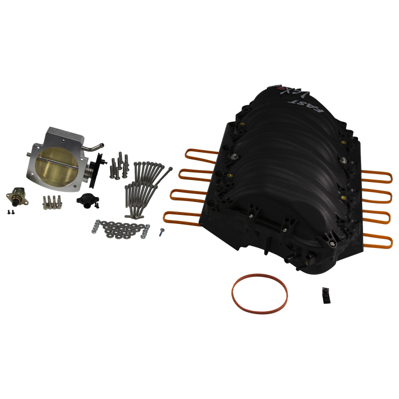 FAST LSXR Intake Manifolds 146202B-KIT Manifold, Fuel-Injected, Complete, Polymer, Black,102mm Throttle Body, Big Mouth, Billet, Chevy, 6.2L, LS7, Kit thumbnail 4