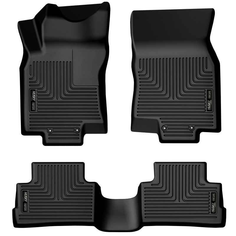 Husky Liners 17-22 Nissan Rogue Sport Weatherbeater Black Front & 2nd Seat Floor Liners thumbnail 3