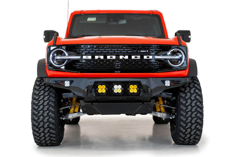 Addictive Desert Designs 21-22 Ford Bronco Bomber Front Bumper (w/ 3 Baja Designs LP4 Mounts) thumbnail 5