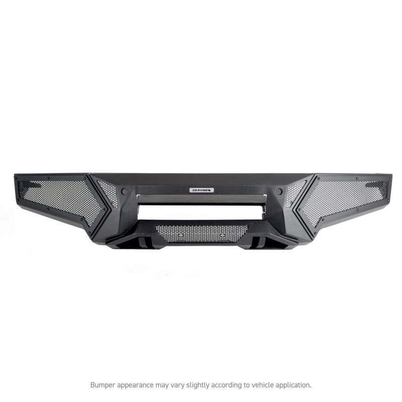 Go Rhino 21-23 Ford F-150 (4dr) Element Front Bumper w/ Power Bar - Tex. Blk