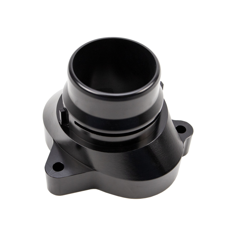 Wehrli 11-25 Ford Power Stroke 6.7L Billet Aluminum Thermostat Housing - Black Anodized thumbnail 2