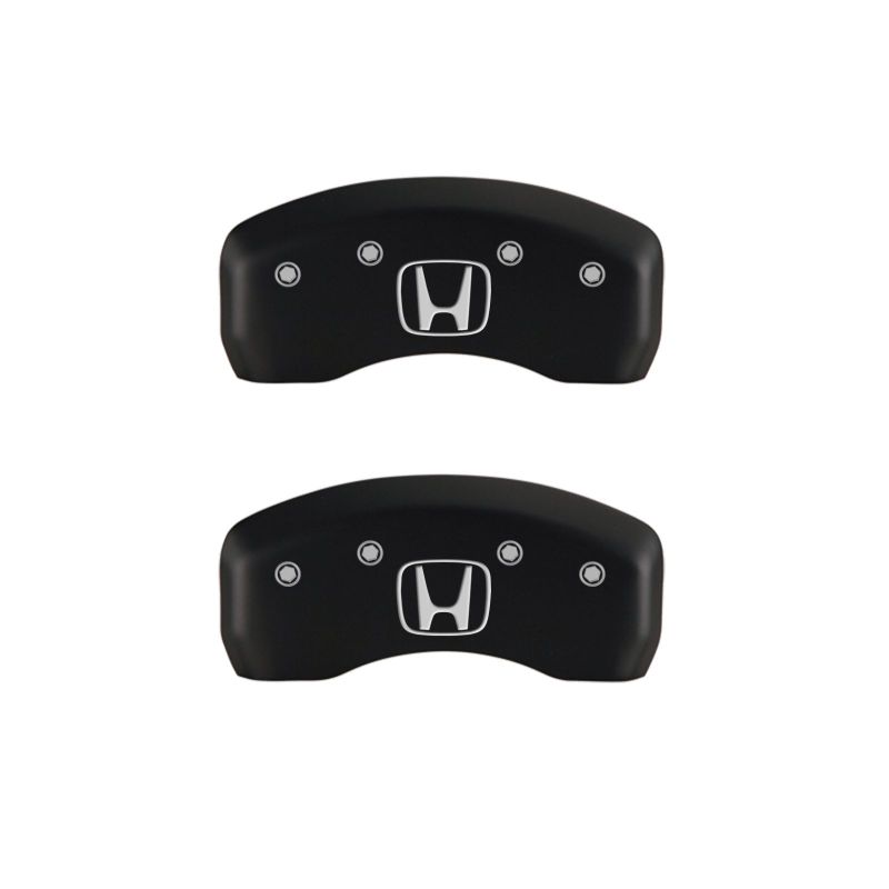 MGP 4 Caliper Covers Engraved Front Honda Engraved Rear H Logo Red finish silver ch thumbnail 9